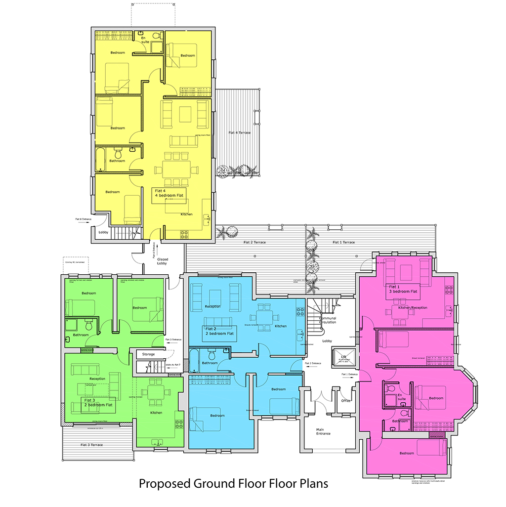 Lot: 105 - FORMER CARE HOME WITH CONSENT FOR CONVERSION TO NINE APARTMENTS - 